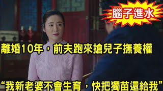 離婚10年，前夫跑來搶兒子撫養權，我知道後主動放棄，多年後再見，我說一話叫兒子痛哭流涕追悔莫及