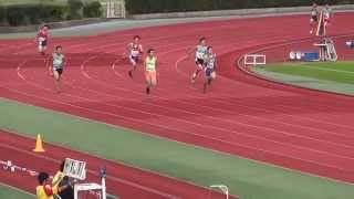 20141012京都府高校ジュニア陸上　男子400m予選2組