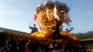 平成27年高屋祭り 西上、明下太鼓台 ０２