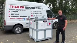 Trailer Engineering - 950 Litre Diesel Polycube / fuel cube Walkaround