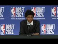 AJ Johnson press conference - NBA Draft, 2024