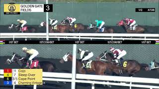 Amity Harbor Wins (Via Disqualification) Race 3 on December 10, 2021 at Golden Gate Fields