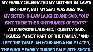 MY FAMILY HUMILIATED ME AT A BIRTHDAY DINNER, BUT THEY WERE THE ONES WHO REGRETTED IT LATER.