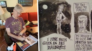 ‘Genius’ Comic Artist With ALS Uses His Eyes to Draw