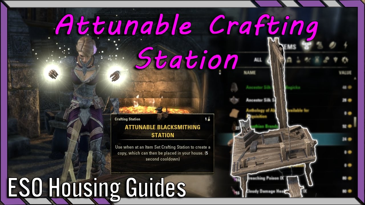 Eso House With All Crafting Stations At Patrick Drago Blog