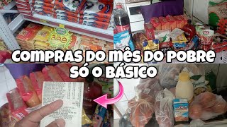 COMPRAS 🛒 DO MÊS PARA 3 PESSOAS