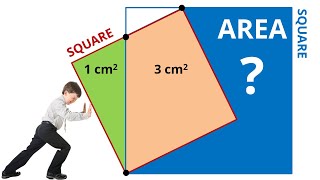 Nice Geometry Question involving two Squares #maths #riddles #puzzles