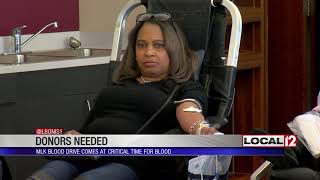 Hoxworth hosts drive in honor of MLK Day, puts out call for more blood, platelet donations