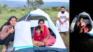 മലമുകളിലെ കൊടും കാട്ടിൽ കവിയുടെ ആദ്യത്തെ Tent ⛺ Life