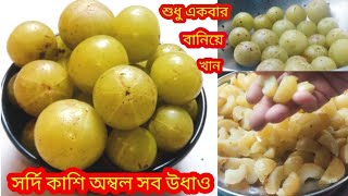 সর্দি কাশি গ্যাস অম্বল দূর করতে আমলকি এইভাবে একবার খেয়ে দেখুন দারুন উপকার পাবেন। amla recipe😋😋👌👌