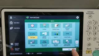 Set default file name for Canon ImageRunner Advance MFP