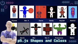 p5.js Shapes and Colors