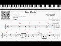 🎼 Ave Maria (2) - 66 - Johann Sebastian Bach - Charles Gounod - Tutorial Partitura Fácil