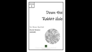 Down the Rabbit Hole - for Brass Quintet