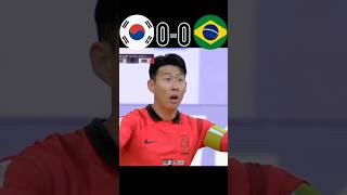 Korea 🆚 Brazil imaginary world cup semi final #youtube #shorts #football #korea