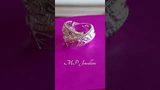 Lovely toe ring design 😍 || Jodve ke design || jodvi che design|| Silver toe ring for girls