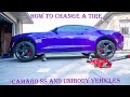 How to change a tire -  6th gen Camaro and unibody cars