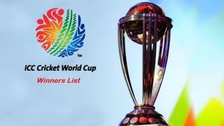 ICC Cricket World Cup Winners List From 1975 to 2019