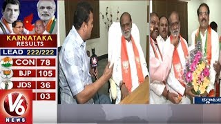 TS BJP President Laxman Face To Face Over Karnataka Election Results | V6 News