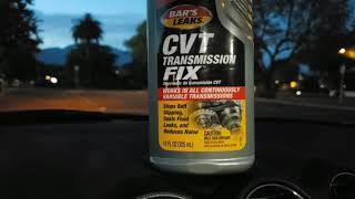 Cvt Transmission noise (fix or just temporary less noise)