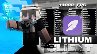 Lithium Client V5 for MCPE 🔥 | Ultimate FPS Boost \u0026 Performance Optimization!