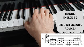 C.L. Hanon - Exercise no. 6 - TUTORIAL - Greg Niemczuk