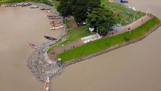 T Badh | Padma River | টি বাঁধ - রাজশাহী | দর্শনীয় স্থান Beauty of T-Badh in Rajshahi