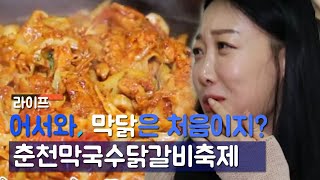 너무 맛있잖어~~~ 춘천 막국수 닭갈비 축제!