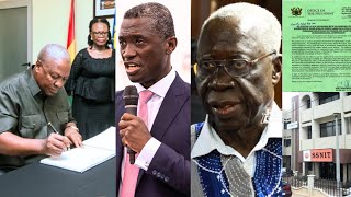 BREAK! Prez Mahama Ordered To SACK Osafo Marfo's Son From SSNIT