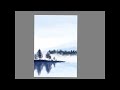 super easy speed art autodesk sketchbook pro lake landscape