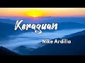 Nike Ardilla - Keraguan Lyrics