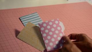 Mini File Folder Envelope Punch Board *TUTORIAL*