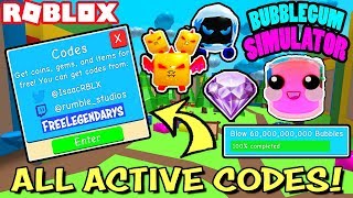 Every Working Code Bubble Gum Simulator Giant Robot Update 14 Roblox
