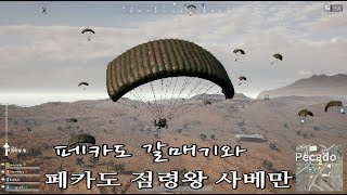 배그 0.04% 사막 여포 페카도 점령왕 사베만투 m16 sks 장인