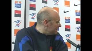 Bernard laporte sélectionneur du XV de France pousse un coup de gueule en 2008