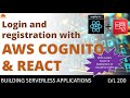 Implement AWS Cognito login and registration (Sign In and Sign Up) in React JS