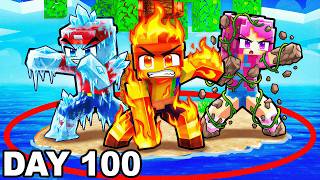Trapped on ELEMENTAL ISLAND in Minecraft!