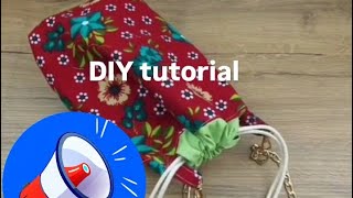 tutorial DIY bolsa multiusos,ideal para cualquier ocasión ✂️📱