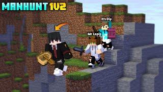 Minecraft Speedrunner Vs 2 Hunters in Hindi | Manhunt 1Vs2 in Minecraft Niz Gamer #2