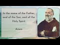 prayer for the feast day of st. padre pio short prayer goodwill prayers