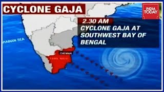 Navy Braces For Cyclone Gaja Which Is To Make Landfall In Evening