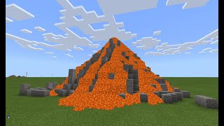 Minecraft Education Edition - How to code a volcano