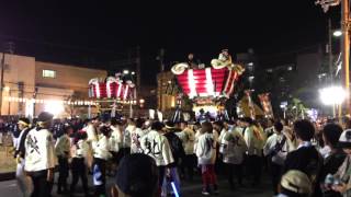 石津川駅 北若仲 ふとん太鼓  ロータリーイベント