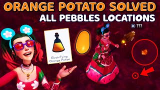 DISNEY Dreamlight Valley. How to Get Orange Potato Guide. All Pebbles Locations.