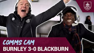 Clarets Celebrate Derby Victory! | COMMS CAM | Burnley 3-0 Blackburn