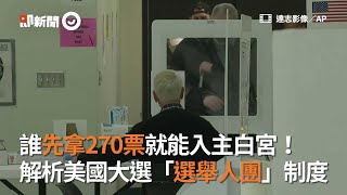 #美國總統大選即新聞 誰先拿270票就能入主白宮！解析美國大選「選舉人團」制度｜2020美國總統大選｜川普｜拜登