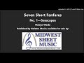 Seven Short Fanfares # 1 - Seascapes