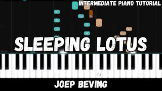 Joep Beving - Sleeping Lotus (Intermediate Piano Tutorial)
