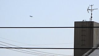 米軍戦闘機２機離陸）2021年10月4日午前8時36分嘉手納米軍基地。早朝から凄まじい異常爆音と排気ガスを撒き散らし離陸する米軍戦闘機２機。生活環境破壊、人権侵害だ。米軍は沖縄から出て行け！