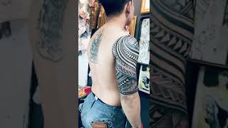 នាគខ្មៅTattoo#ម្ដុំវត្តទួលសង្កែរ៚Tattoo HawaiTell:070412977